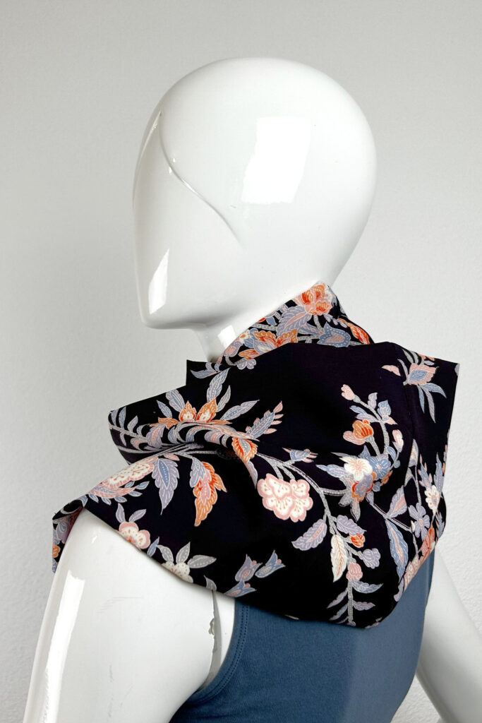 Purple Flower Shawl C1
